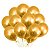 Kit 100 Balão Bexiga Metalizado N°5 Dourado Diversas Cores Atacado - Imagem 1