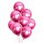 Kit 100 Balão Bexiga Metalizado N°5 Rosa Diversas Cores Atacado - Imagem 1