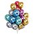 Kit 100 Balão Bexiga Metalizado N°5 Rosa Diversas Cores Atacado - Imagem 3