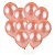 Kit 50 Balão Bexiga Metalizado N°10 / 26cm Rose Diversas Cores Atacado - Imagem 1