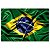 Bandeira Do Brasil Grande Em Cetim Com Brilho 1,50 X 0,90 Copa Do Mundo - Imagem 2