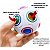Kit 4 Cubo Mágico Bola Fidget Toy Puzzle Rainbow Ball Anti Estresse Quebra-Cabeça Arco Iris - Imagem 2
