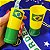 Kit 50 Cornetas Buzina Assoprar Torcida Brasil Com Alça Copa Mundo Top - Imagem 3