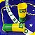 Kit 50 Cornetas Buzina Assoprar Torcida Brasil Com Alça Copa Mundo Top - Imagem 1
