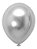 Kit 50 Balão Bexiga Metalizado N°10 / 26cm Prata Diversas Cores Atacado - Imagem 2