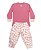 Pijama Infantil Feminino Calça e Camiseta Manga Longa Microsoft Foca - Imagem 1