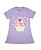 Camisola Infantil Feminino Manga Curta CupCake - Imagem 1