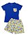 Pijama Infantil Masculino Shorts e Camiseta Manga Curta ABC - Imagem 1