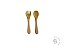 Kit Garfo e Colher de Bambu com Silicone - Imagem 4