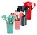 Kit 12 Utensílios De Cozinha Silicone Talheres Cabo de Madeira - Imagem 2