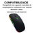 Mouse Sem Fio Recarregável Wireless Led Rgb Ergonômico - Imagem 4
