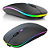 Mouse Sem Fio Recarregável Wireless Led Rgb Ergonômico - Imagem 1