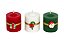 Trio de Velas Gominho Decoradas - Imagem 1