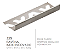 Perfil Inox Escadas e Acabamento de Porcelanato 12mm - Barra de 3 metros - Imagem 1