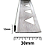 Perfil Inox Escadas e Acabamento de Porcelanato 12mm Llorie - Barra de 2,4 metros - Imagem 8