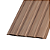 Painel Ripado Pvc 3d Relevo Barra 3,00x0,20 - Cor Cedrinho - Imagem 1