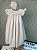 VESTIDO CASINHA DE ABELHA BRANCO COM RENASCENÇA - Imagem 3