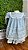 Vestido Infantil de Festa Azul Bordado Manual e Renascença - Imagem 2