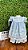 Vestido Infantil de Festa Azul Bordado Manual e Renascença - Imagem 1