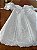 Vestido Batizado Nesga Fina Bordado - Imagem 2