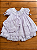 Vestido Estilo Boneca Lavanda com Renda Renascença e Bordado Manual - Imagem 1