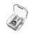Fone Vittra Bluetooth 5.3, TWS, Visor LED, Case transparente - Imagem 7
