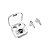 Fone Vittra Bluetooth 5.3, TWS, Visor LED, Case transparente - Imagem 2