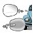 Espelho Retrovisor Externo Direito “Raquete” Visaflex – Fusca, Brasília, Variant, TL e Karmann Ghia – Inox/Cromado - Imagem 1