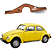 Chapeu Napoleao Fusca / Brasilia Striguaru S-252 - Imagem 1