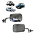 Espelho Retrovisor Fusca Variante e Brasilia Inox Preto Fosco (Mexicano) - Imagem 2