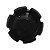 Calotinha 58mm Centro de Roda Honda FIT Civic City WRV Preta Fosca - Imagem 3