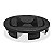 Jogo de Calotinha 69mm Honda New Civic Grafite com emblema Preto - Imagem 4