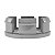 Jogo de Calotinhas 58mm Centro de Roda Honda FIT Civic City Prata com Cromado - Imagem 6