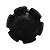 Calotinhas 58mm Centro de Roda Honda FIT Civic City Grafite com Cromado - Imagem 4