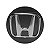Jogo de Calotinhas 58mm Centro de Roda Honda FIT Civic City Grafite com Cromado - Imagem 2