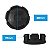 Calotinha 58mm Centro de Roda Honda FIT Civic City WRV Preto com Cromado - Imagem 3