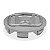 Calotinha 69mm Centro de Roda Honda CRV HRV Accord Prata Emblema Cromado - Imagem 3