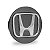 Calotinha 69mm Centro de Roda Honda New Civic Grafite Emblema Cromado - Imagem 1