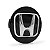 Calotinha 69mm Centro de Roda Honda New Civic Preta Emblema Cromado - Imagem 1