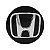 Calotinha 69mm Centro de Roda Honda New Civic Preta Emblema Cromado - Imagem 2