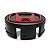 Calotinha 58mm Centro de Roda Honda FIT Civic City WRV Preta com Vermelho - Imagem 3