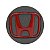 Calotinha 58mm Centro de Roda Honda FIT Civic City WRV Grafite e Vermelho - Imagem 2