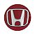 Calota Central 69mm Honda New Civic Vermelha com Cromado - Imagem 2