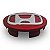 Jogo de Calotinha 69mm Centro de Roda Honda CRV HRV Accord Vermelho com Cromado - Imagem 4