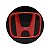 Calotinha 56mm Centro de Roda Esportiva KRMAI Honda Civic SI Preta com Vermelho - Imagem 2