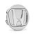 Jogo Calotinha 56mm Centro de Roda Esportiva KRMAI Honda Civic SI Prata com emblema Cromado - Imagem 2