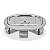 Calotinha 56mm Centro de Roda Esportiva KRMAI Honda Civic SI Prata com emblema Cromado - Imagem 3