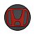 Calotinha 56mm Centro de Roda Esportiva KRMAI Honda Civic SI grafite com Vermelho - Imagem 2