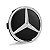 Jogo Calotinha Mercedes 75mm Preta Fosca com Emblema Cromado - Imagem 2