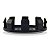 Calotinha 55mm Centro de Roda Mitsubishi Triton L200 Tr4 Preta Lisa com Prata - Imagem 5